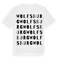 Wolfsburg ordlek t-shirt