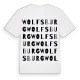 Wolfsburg ordlek t-shirt