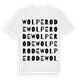 Wolperode ordlek t-shirt