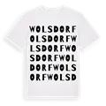 Wolsdorf ordlek t-shirt