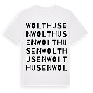 Wolthusen ordlek t-shirt – ekologisk bomull t-shirt från Pinshirt