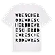 Wrescherode ordlek t-shirt