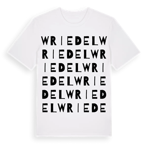 Wriedel ordlek t-shirt – ekologisk bomull t-shirt från Pinshirt