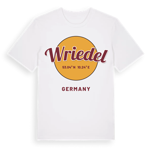 Wriedel cirkel t-shirt – ekologisk bomull t-shirt från Pinshirt