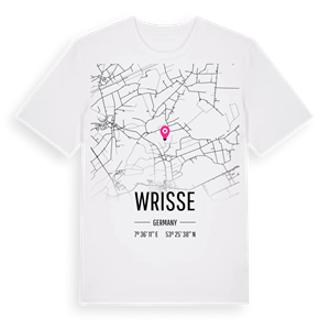 Wrisse karta t-shirt – ekologisk bomull t-shirt från Pinshirt