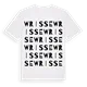 Wrisse ordlek t-shirt