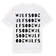 Wulfsode ordlek t-shirt