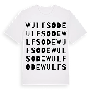Wulfsode ordlek t-shirt – ekologisk bomull t-shirt från Pinshirt