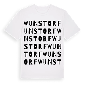 Wunstorf ordlek t-shirt – ekologisk bomull t-shirt från Pinshirt