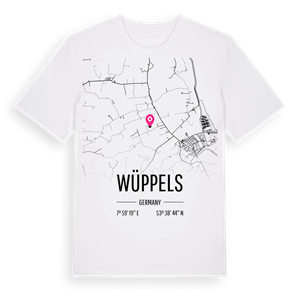 Wüppels karta t-shirt – ekologisk bomull t-shirt från Pinshirt