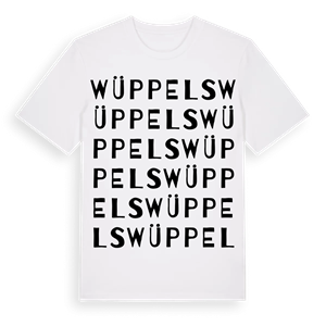 Wüppels ordlek t-shirt – ekologisk bomull t-shirt från Pinshirt