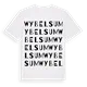 Wybelsum ordlek t-shirt