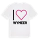 Jag älskar Wymeer t-shirt stort tryck