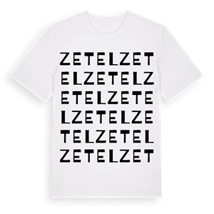 Zetel ordlek t-shirt – ekologisk bomull t-shirt från Pinshirt