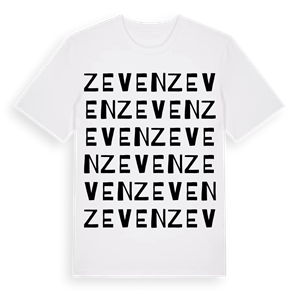 Zeven ordlek t-shirt – ekologisk bomull t-shirt från Pinshirt