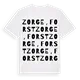 Zorge, Forst ordlek t-shirt
