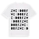 Zweidorf ordlek t-shirt