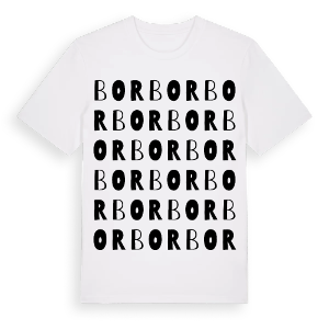 Bor ordlek t-shirt – ekologisk bomull t-shirt från Pinshirt