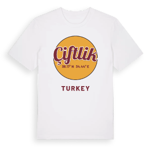 Çiftlik cirkel t-shirt – ekologisk bomull t-shirt från Pinshirt