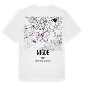 Niğde karta t-shirt – ekologisk bomull t-shirt från Pinshirt