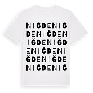 Niğde ordlek t-shirt – ekologisk bomull t-shirt från Pinshirt