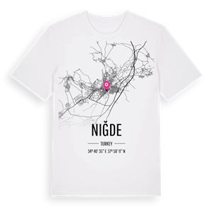 Niğde karta t-shirt – ekologisk bomull t-shirt från Pinshirt