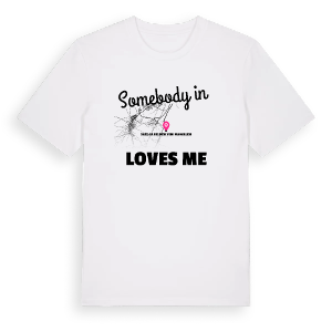 Någon i Sazlıca Beldesi Yeni Mahallesi älskar mig t-shirt – ekologisk bomull t-shirt från Pinshirt