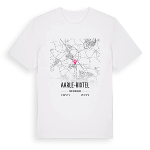 Aarle-Rixtel karta t-shirt – ekologisk bomull t-shirt från Pinshirt