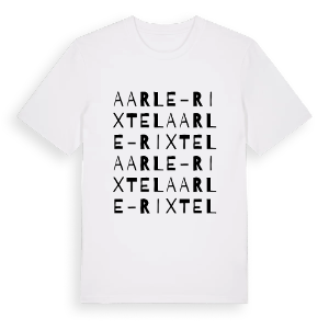 Aarle-Rixtel ordlek t-shirt – ekologisk bomull t-shirt från Pinshirt