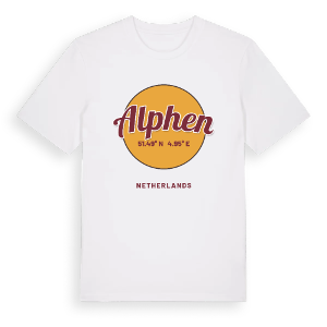 Alphen cirkel t-shirt – ekologisk bomull t-shirt från Pinshirt