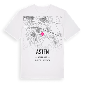 Asten karta t-shirt – ekologisk bomull t-shirt från Pinshirt