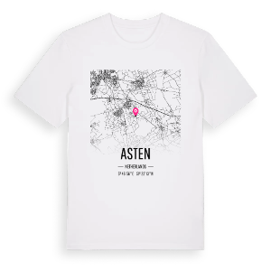 Asten karta t-shirt – ekologisk bomull t-shirt från Pinshirt