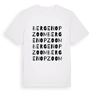Bergen op Zoom ordlek t-shirt – ekologisk bomull t-shirt från Pinshirt