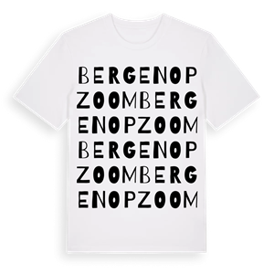 Bergen op Zoom ordlek t-shirt – ekologisk bomull t-shirt från Pinshirt