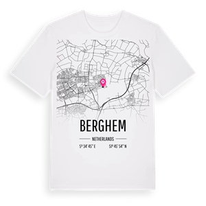 Berghem karta t-shirt – ekologisk bomull t-shirt från Pinshirt
