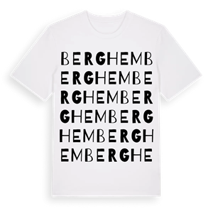 Berghem ordlek t-shirt – ekologisk bomull t-shirt från Pinshirt