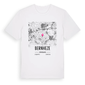 Bernheze karta t-shirt – ekologisk bomull t-shirt från Pinshirt