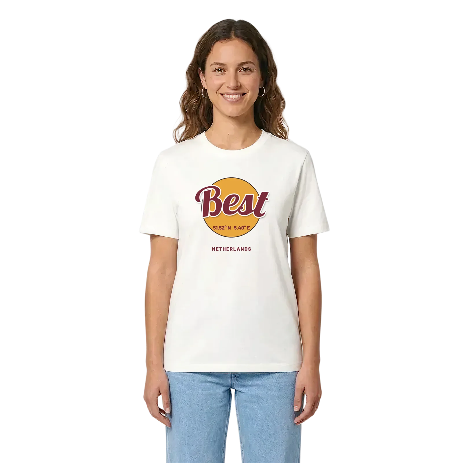 Best cirkel t-shirt – White, i miljö