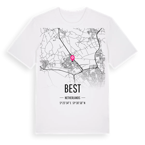 Best karta t-shirt – ekologisk bomull t-shirt från Pinshirt
