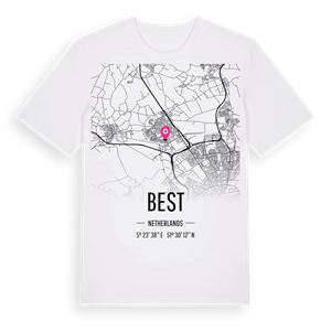 Best karta t-shirt – ekologisk bomull t-shirt från Pinshirt