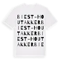 Biest-Houtakker ordlek t-shirt