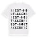 Biest-Houtakker ordlek t-shirt