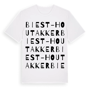 Biest-Houtakker ordlek t-shirt – ekologisk bomull t-shirt från Pinshirt
