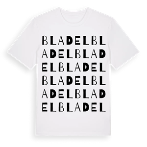Bladel ordlek t-shirt – ekologisk bomull t-shirt från Pinshirt