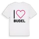 Jag älskar Budel t-shirt stort tryck