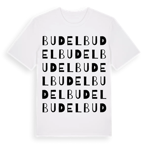 Budel ordlek t-shirt – ekologisk bomull t-shirt från Pinshirt