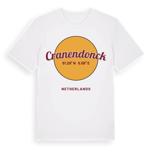 Cranendonck cirkel t-shirt – ekologisk bomull t-shirt från Pinshirt