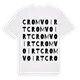 Cromvoirt ordlek t-shirt