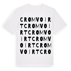 Cromvoirt ordlek t-shirt – ekologisk bomull t-shirt från Pinshirt