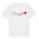 Cuijk hjärta t-shirt